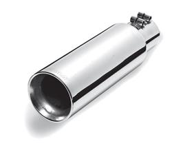 Gibson Performance 2.5 in. Polished Exhaust Tip 8.0 in. Long